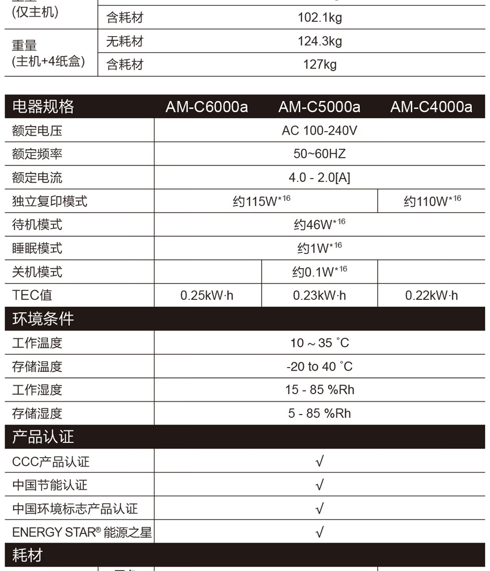 爱普生 Epson AM-C5000a A3企业级墨仓式 阵列复合机 彩色一体机